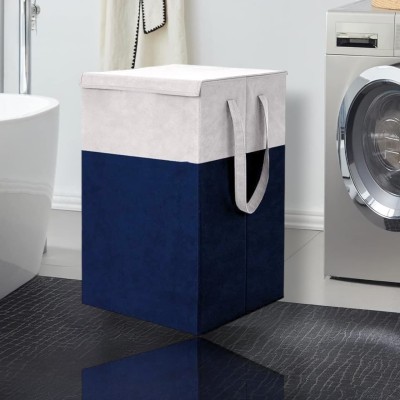 Urban Utopia 75 L Blue Laundry Basket(Non-Woven)