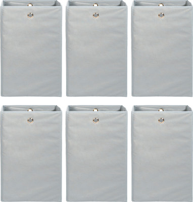 KUBER INDUSTRIES 80 L Grey Laundry Basket(Non Woven)
