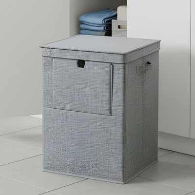 iBELL 50 L Grey Laundry Basket(Non-Woven)