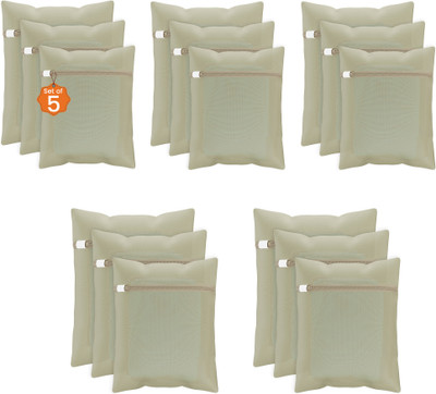 KUBER INDUSTRIES 2 L Beige Laundry Bag(Polyester)