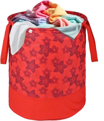 HOMESTIC 45 L Red Laundry Basket(Non Woven)