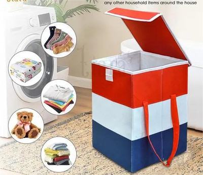 ASHFIYA 1 L Multicolor Laundry Basket(Nylon)