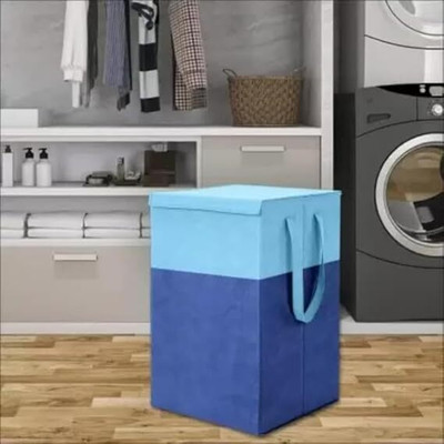 As sana 75 L Blue Laundry Basket(Non Woven)
