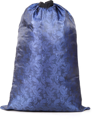 RANDOM STRIPE 200 L Blue Laundry Bag(Polyester)