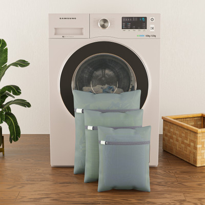KUBER INDUSTRIES 2 L Grey Laundry Bag(Polyester)