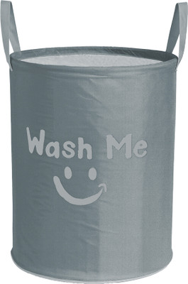 KUBER INDUSTRIES 45 L Grey Laundry Basket(Polyester)