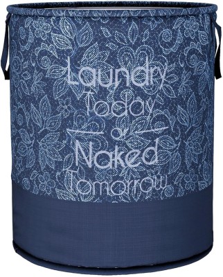 KUBER INDUSTRIES 45 L Blue Laundry Bag(Non-Woven)