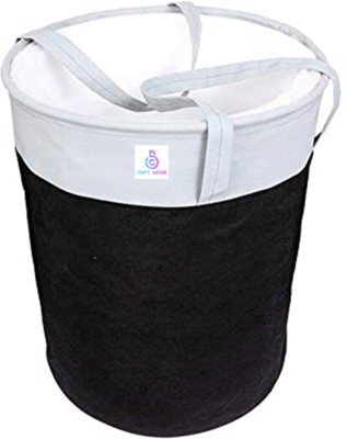 Craft Bazar 45 L Black, White Laundry Bag(Non-Woven)