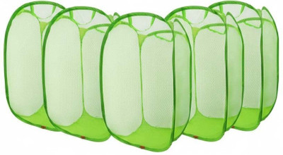 Kitchwish 45 L Green Laundry Basket(Nylon)