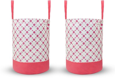 Crownsy 45 L Pink Laundry Bag(Non Woven)