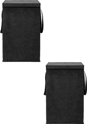 Home Style India 45 L Black Laundry Bag(Non-Woven)