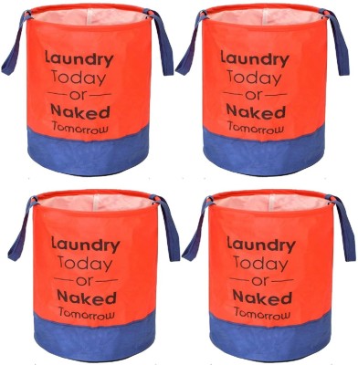 Home Style India 45 L Blue, Red Laundry Bag(Non-Woven)