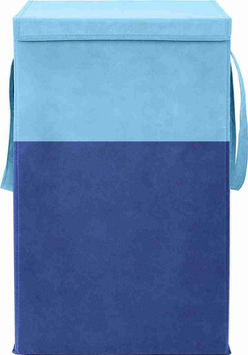 Tiarakrafts 70 L Blue Laundry Basket(Non Woven)