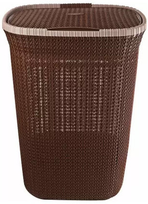 cello 50 L Brown Laundry Basket(Plastic)