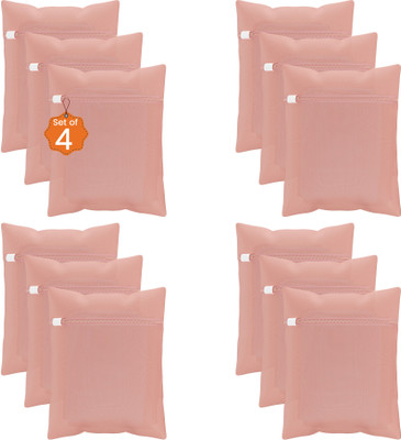 KUBER INDUSTRIES 2 L Peach Laundry Bag(Polyester)