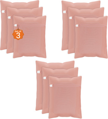 KUBER INDUSTRIES 2 L Peach Laundry Bag(Polyester)
