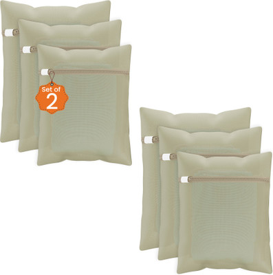 KUBER INDUSTRIES 2 L Beige Laundry Bag(Polyester)