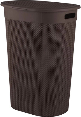 HOMESTIC by Kuber Industries 55 L Brown Laundry Basket(Plastic)