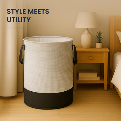 TheTrendyTailor 45 L Grey Laundry Bag(Non Woven)