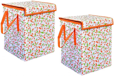 Wolfster 40 L Orange Laundry Bag(Non-Woven)