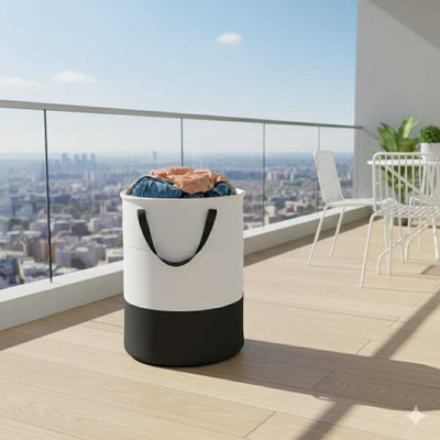 TheTrendyTailor 45 L Grey Laundry Bag(Non Woven)