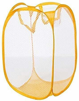 KUBER INDUSTRIES 20 L Yellow Laundry Bag(Nylon)