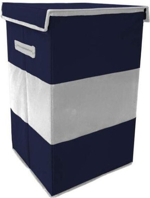 QUAIL 75 L Blue, Grey Laundry Basket(Non-Woven)