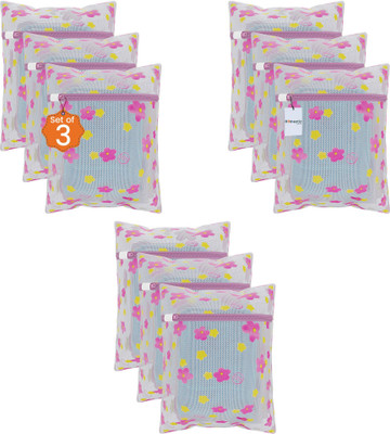 HOMESTIC by Kuber Industries 2 L Pink Laundry Bag(Polyester)