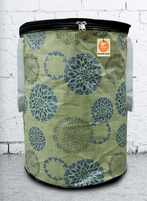 Kanushi Industries 45 L Green Laundry Bag(Plastic)