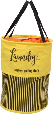 BB BACKBENCHERS 45 L Yellow, Black Laundry Bag(Non-Woven)