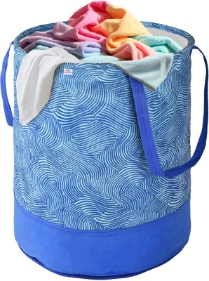 Heart Home 45 L Blue Laundry Basket(Non Woven)