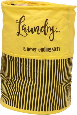 BB BACKBENCHERS 45 L Yellow, Black Laundry Bag(Non-Woven)