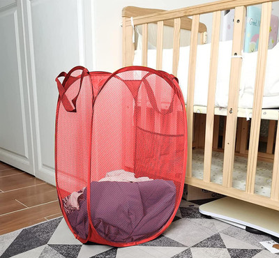 KUBER INDUSTRIES 1 L Red Laundry Bag(Nylon)