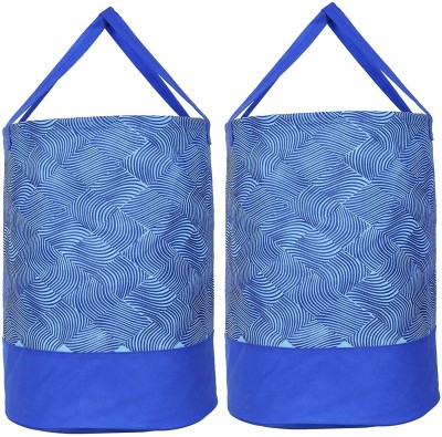 Home Fresh 45 L Blue Laundry Bag(Cotton)