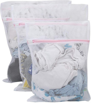 sitsra 5 L White Laundry Bag(Polyester)