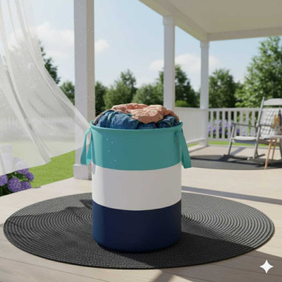 TheTrendyTailor 45 L Light Blue Laundry Bag(Non Woven)