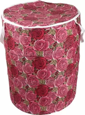 KiaraHome 50 L Multicolor, Red Laundry Basket(Polyester)