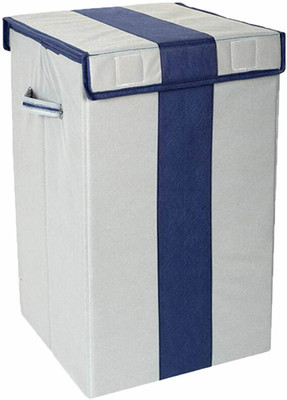 Le Corpus 68 L Grey, Blue Laundry Basket(Non Woven)