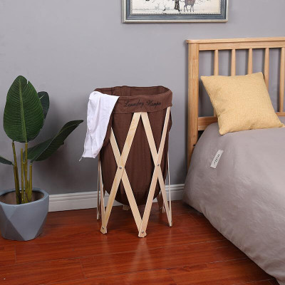 KUBER INDUSTRIES 45 L Brown Laundry Basket(Polyester)
