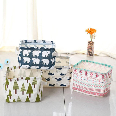 Takositio 2 L Multicolor Laundry Stool/Storage(Canvas)