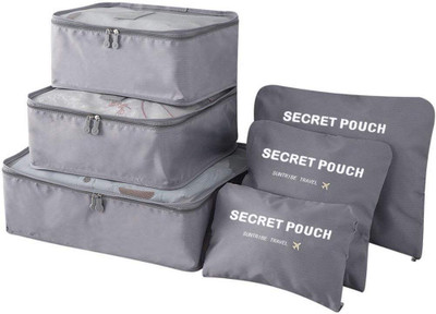 AWARANSIA 8 L Grey Laundry Bag(Polyester)