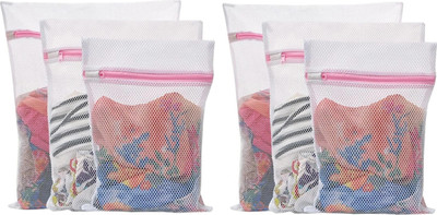 FAB ELLITE 10 L White Laundry Bag(Polyester)