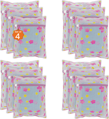 KUBER INDUSTRIES 2 L Pink Laundry Bag(Polyester)