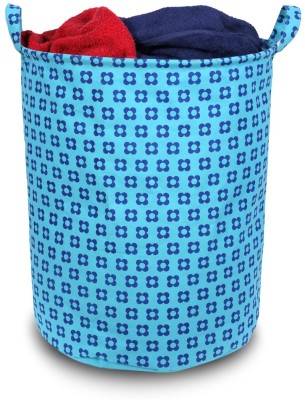 Mios 50 L Blue Laundry Basket(Cotton)