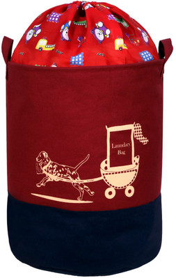 Mimanchi 30 L Red Laundry Bag(Canvas)