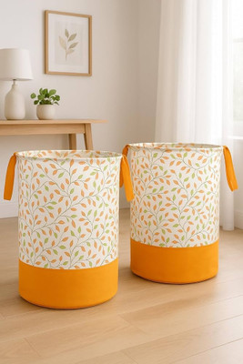 TheTrendyTailor 30 L Orange, White Laundry Bag(Cotton)