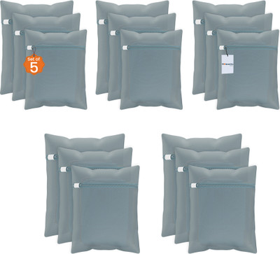 HOMESTIC by Kuber Industries 2 L Grey Laundry Bag(Polyester)