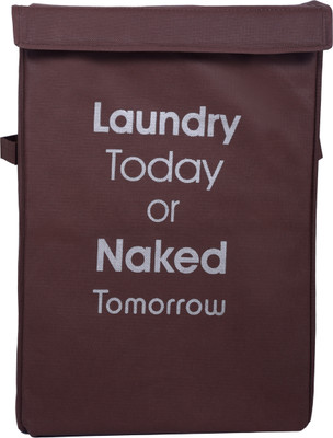 HBM 75 L Brown Laundry Bag(Cotton)