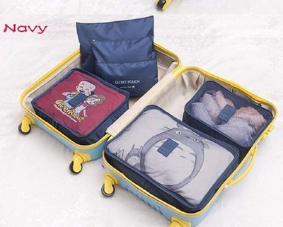 SAJAG 5 L Multicolor Laundry Basket(Polyester)