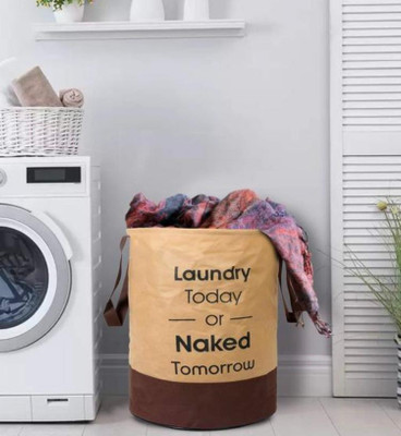 Oneclickshopping 100 L Brown Laundry Bag(Canvas)